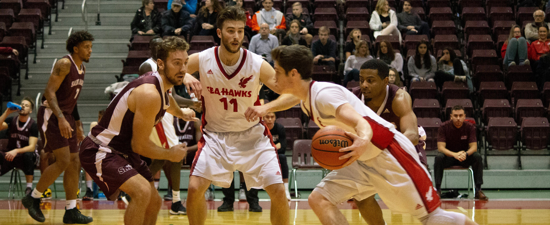 Sea-Hawks Host Huskies in Old Gym
