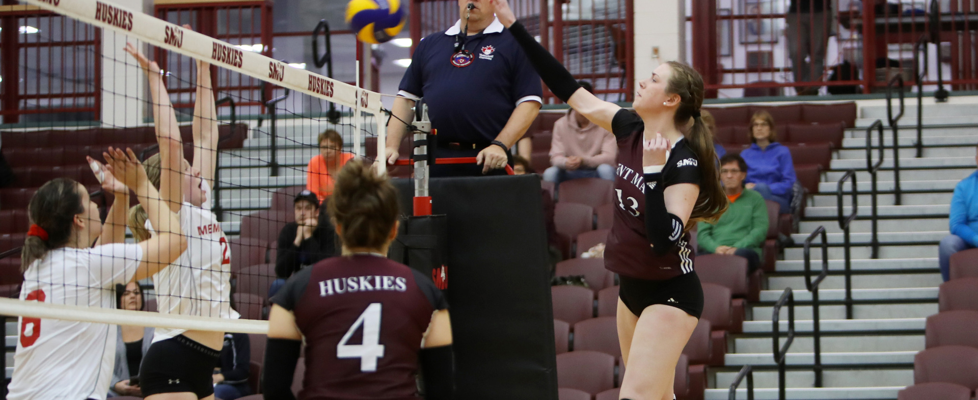 SMU wins 3-1 over Memorial&nbsp;in women&rsquo;s volleyball&nbsp;